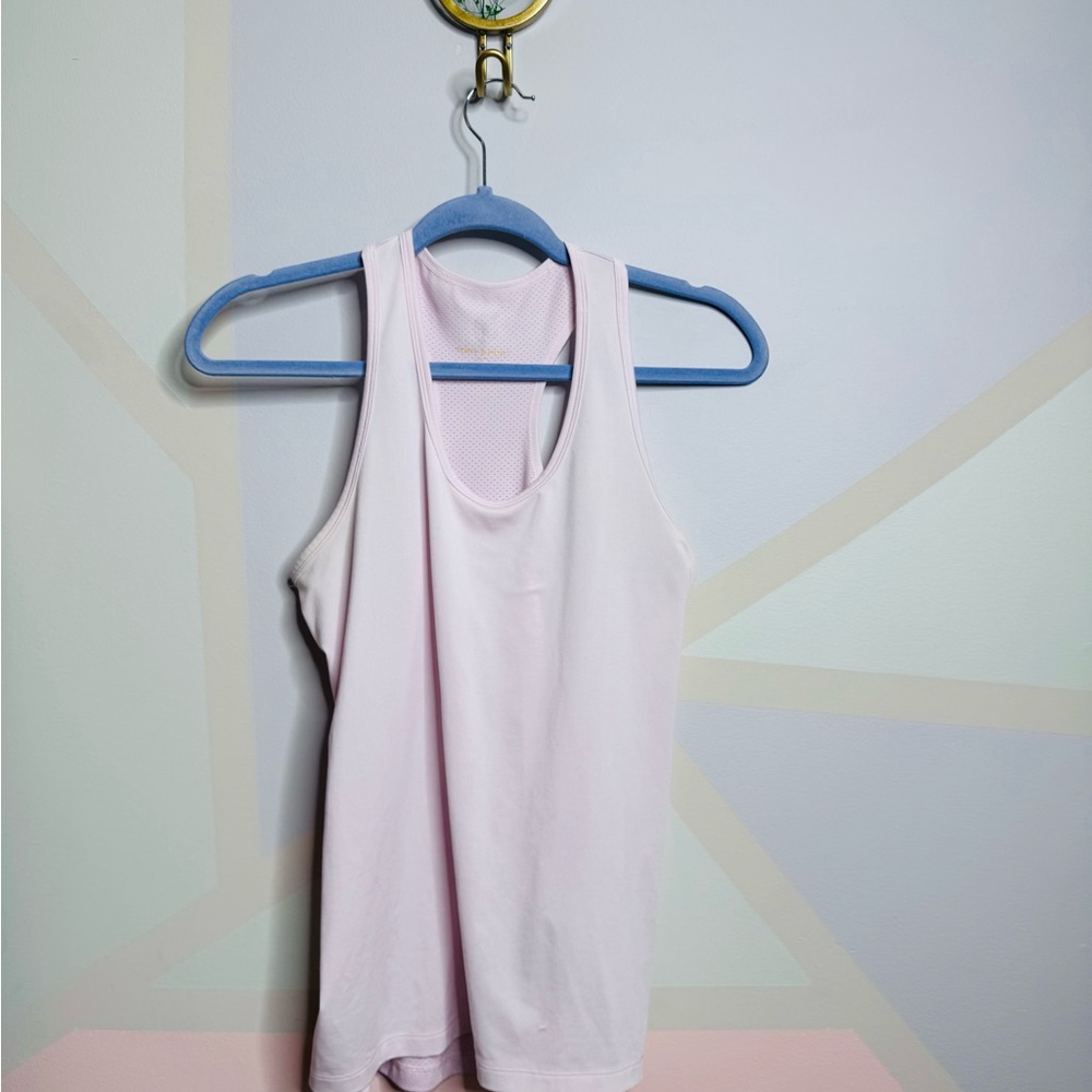 Tory Sport Light Pink Athletic Tank Top